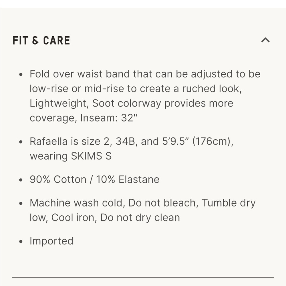 Skims fold over pants - Picture 4 of 6